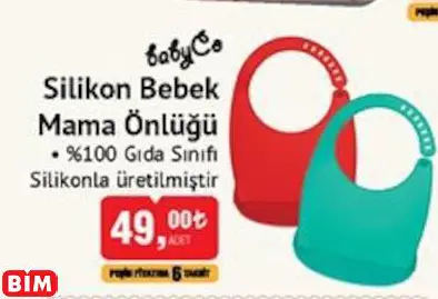 BABYCO SİLİKON BEBEK MAMA ÖNLÜĞÜ BABYCO SİLİKON BEBEK MAMA ÖNLÜĞÜ